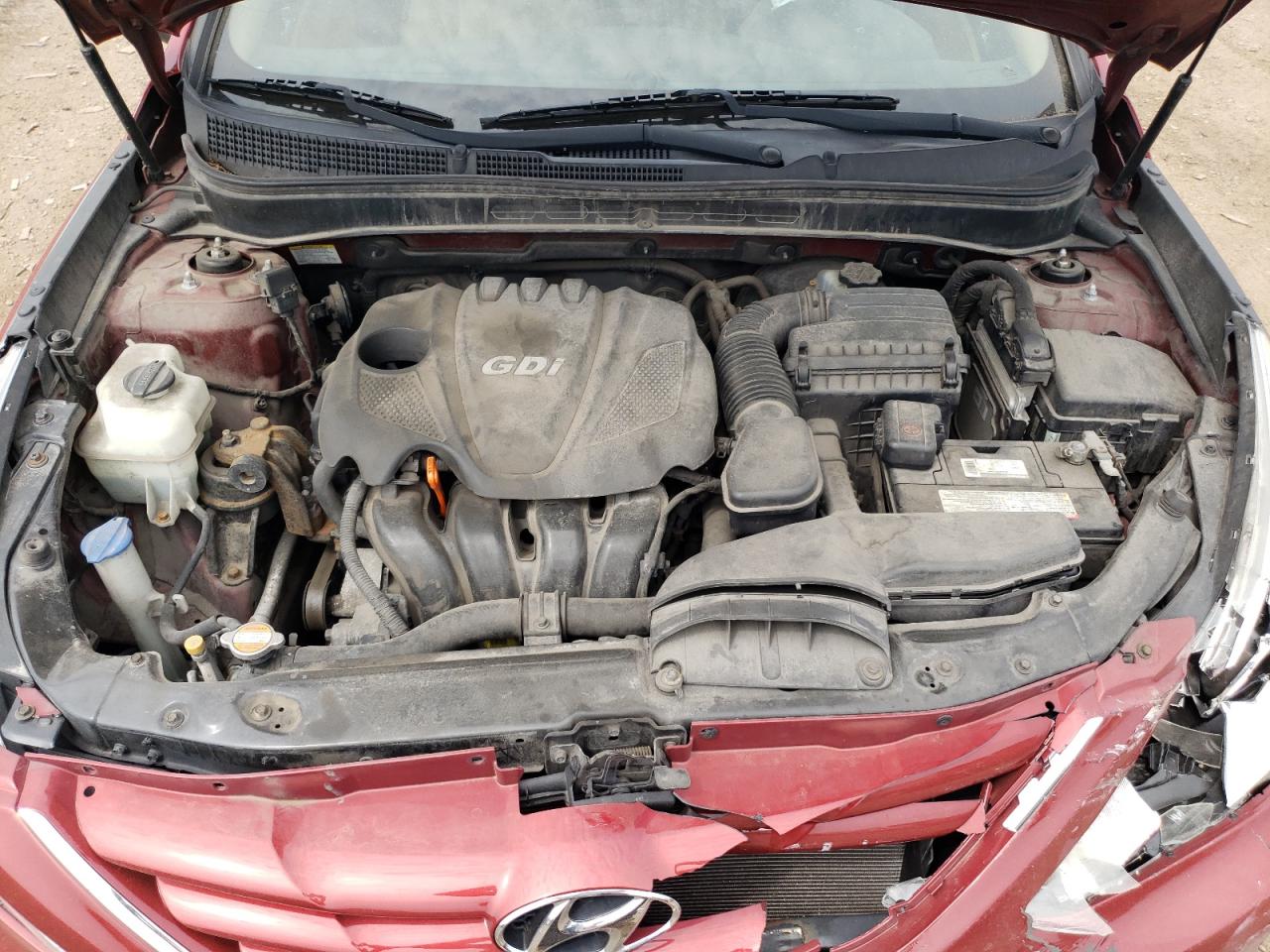 2012 Hyundai Sonata Gls VIN: 5NPEB4AC7CH411760 Lot: 53474174