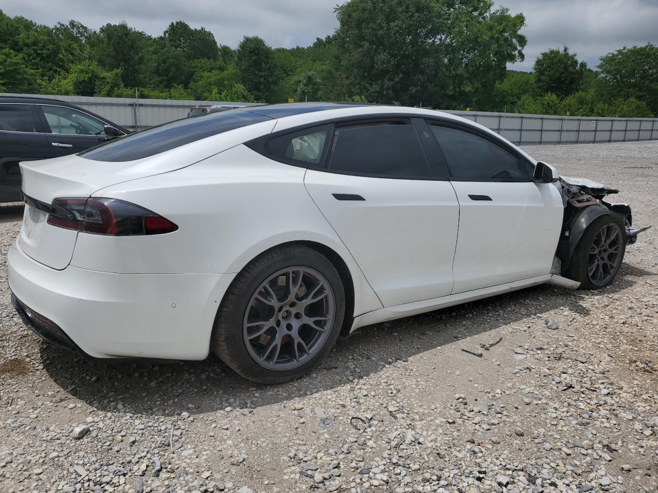 VIN 5YJSA1E55NF469657 2022 TESLA MODEL S no.3