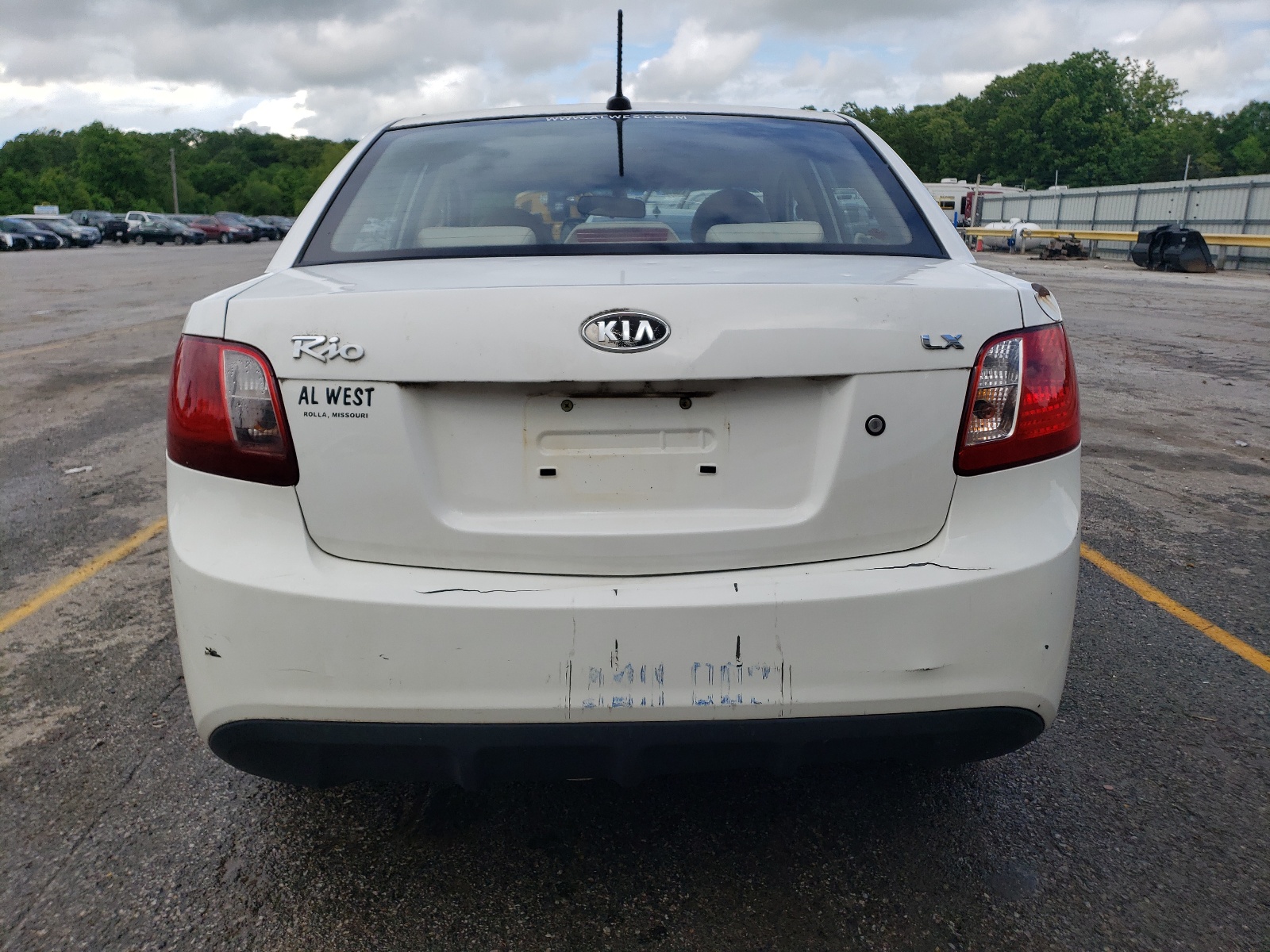 KNADH4A31A6650493 2010 Kia Rio Lx