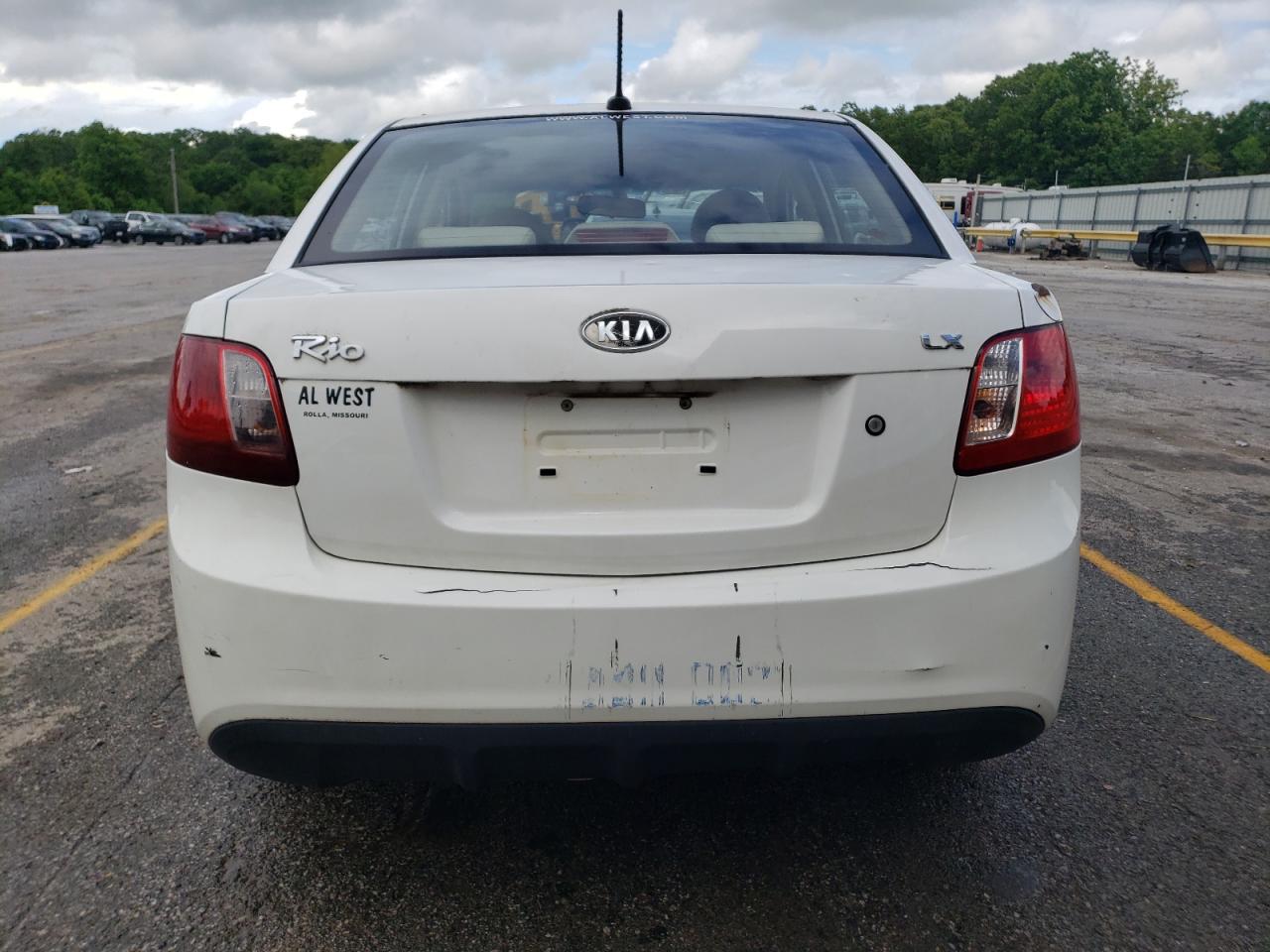 2010 Kia Rio Lx VIN: KNADH4A31A6650493 Lot: 54958184