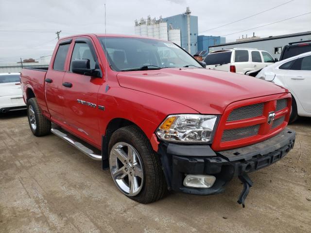 Пікапи DODGE RAM 1500 2012 Червоний