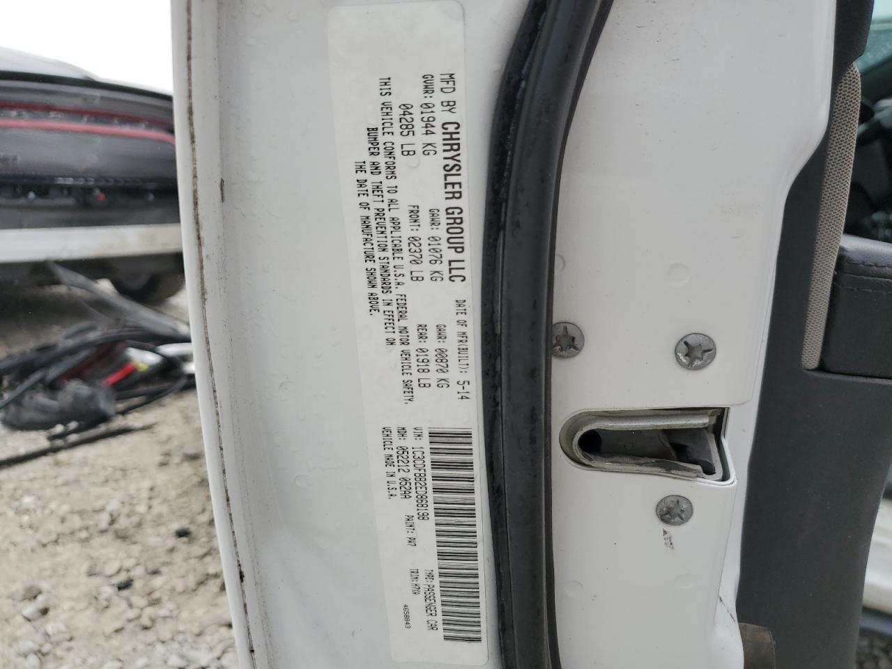 2014 Dodge Dart Sxt VIN: 1C3CDFBB2ED868198 Lot: 54244974