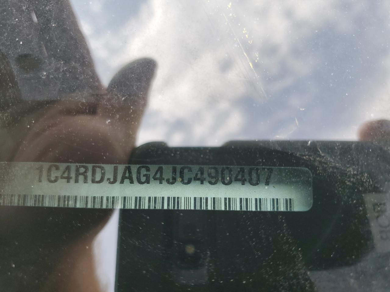 2018 Dodge Durango Sxt VIN: 1C4RDJAG4JC490407 Lot: 51637574