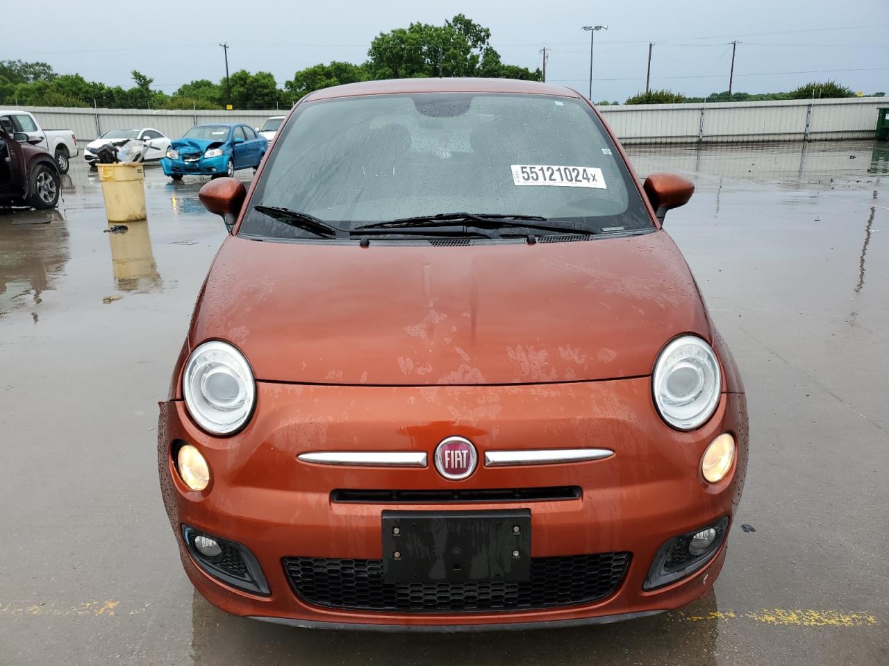 2015 Fiat 500 Sport VIN: 3C3CFFBR4FT625379 Lot: 55121024