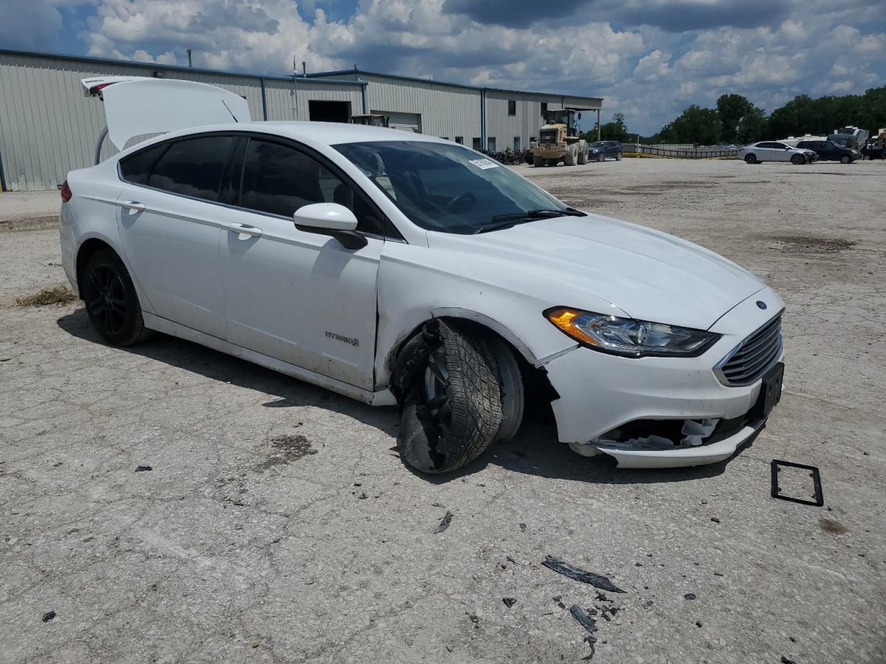 2018 Ford Fusion S Hybrid VIN: 3FA6P0UUXJR225536 Lot: 55160884