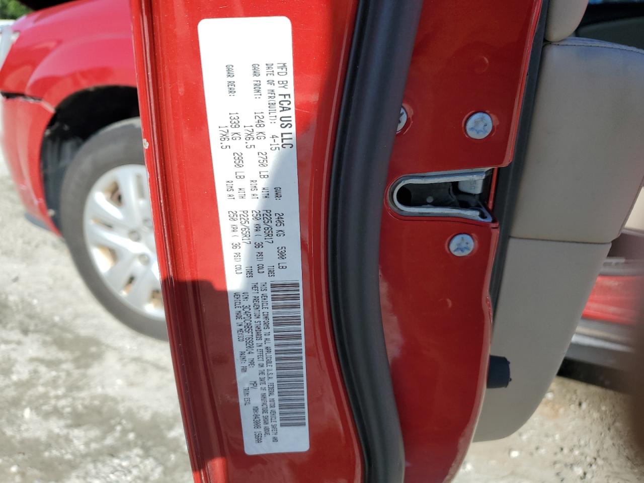 2015 Dodge Journey Se VIN: 3C4PDCAB5FT692014 Lot: 56098694