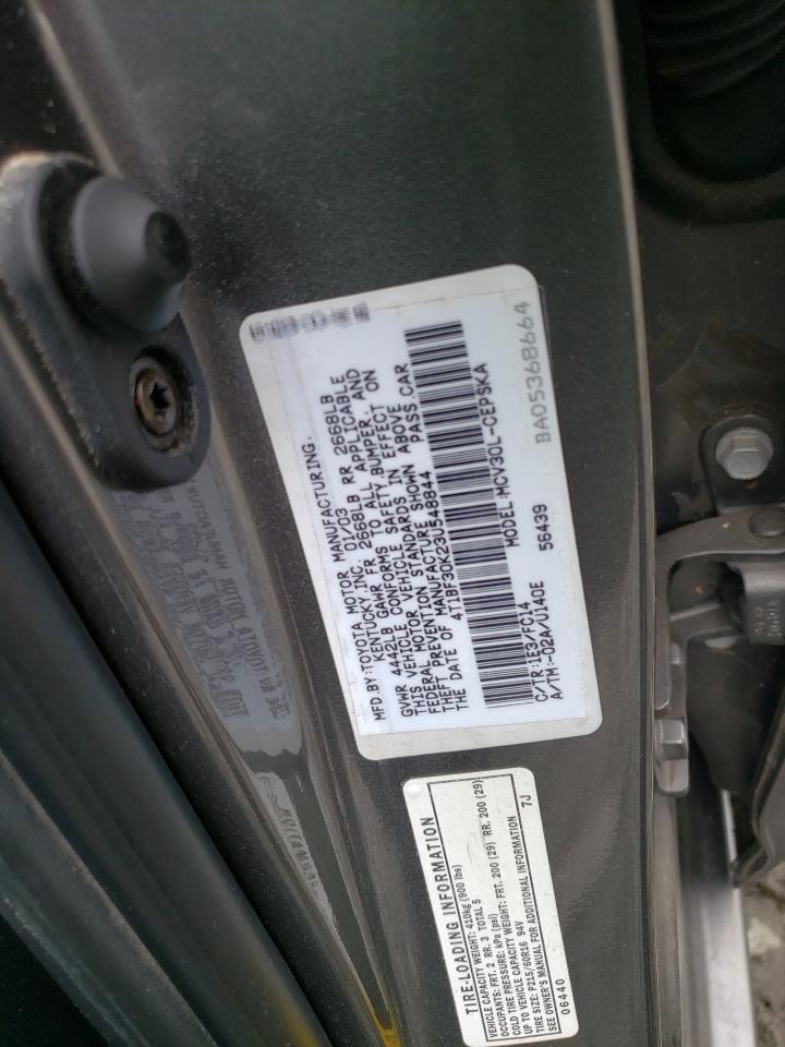 4T1BF30K23U548844 2003 Toyota Camry Le