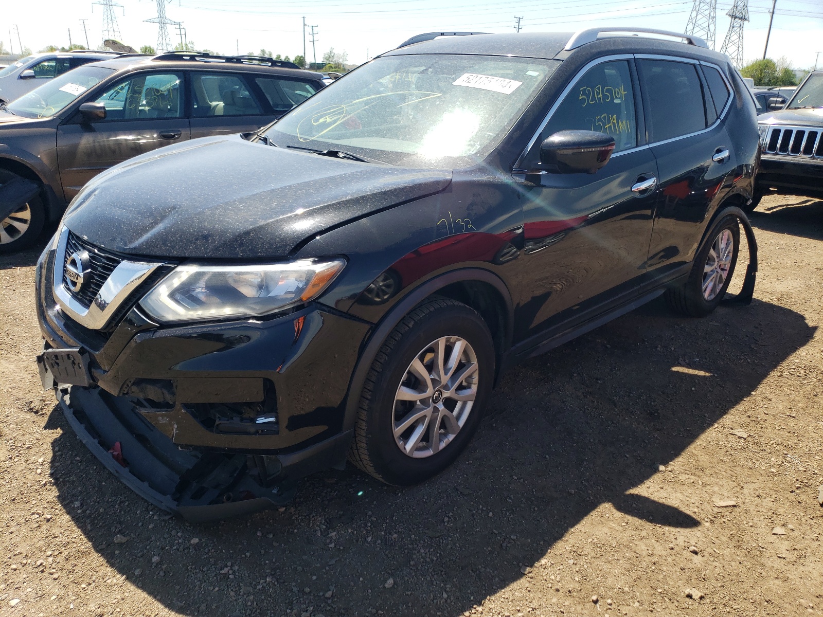 2017 Nissan Rogue S vin: KNMAT2MV7HP538677