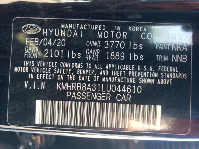 KMHRB8A31LU044610 | 2020 Hyundai venue se