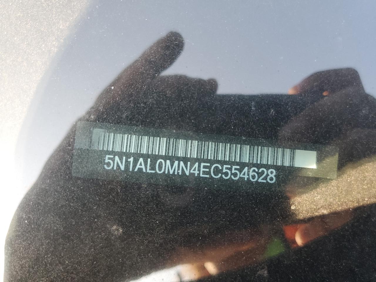 2014 Infiniti Qx60 VIN: 5N1AL0MN4EC554628 Lot: 53700724