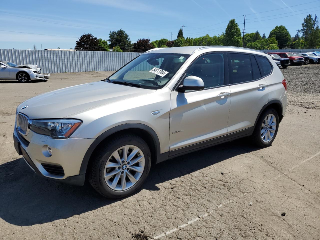 VIN 5UXWX9C58G0D90200 2016 BMW X3 no.1