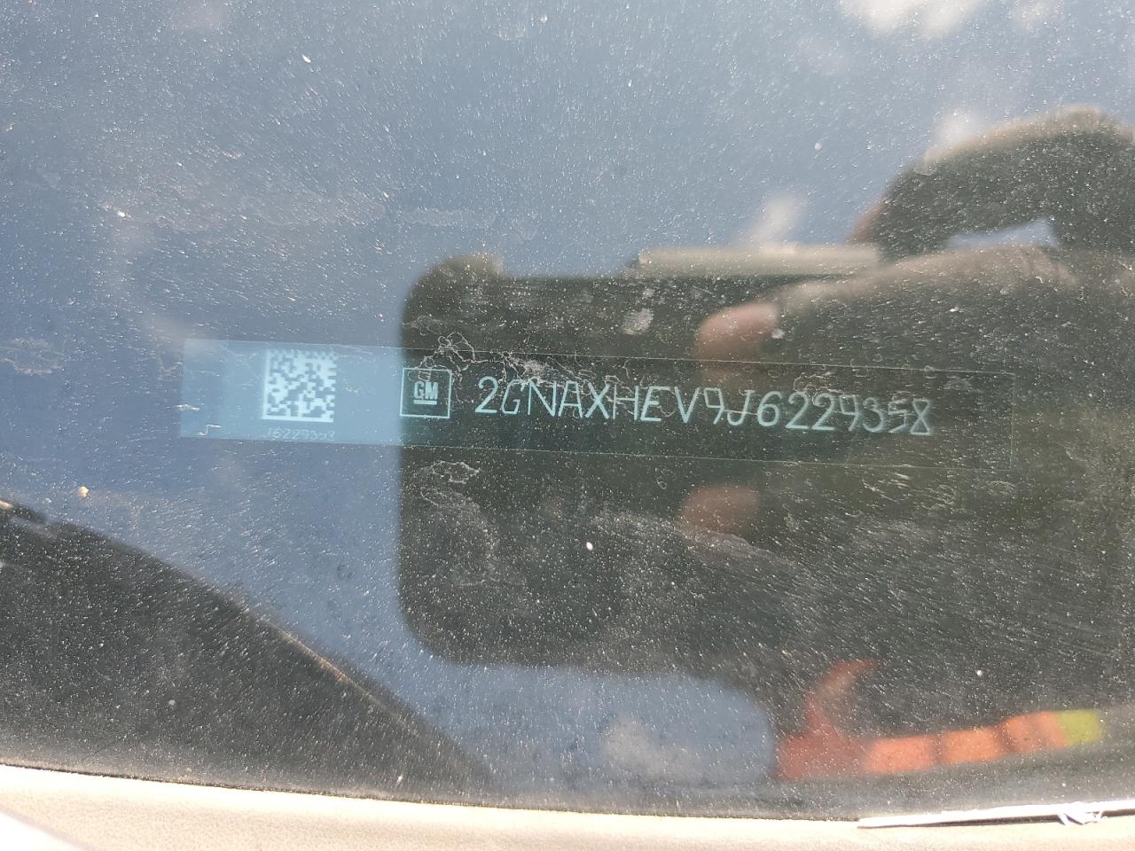 2018 Chevrolet Equinox Ls VIN: 2GNAXHEV9J6229358 Lot: 56811554