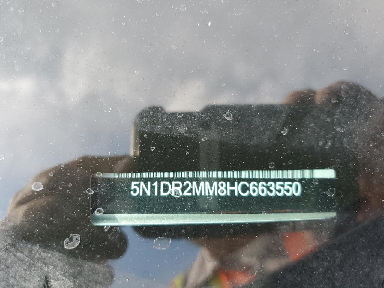 2017 Nissan Pathfinder S VIN: 5N1DR2MM8HC663550 Lot: 57354444