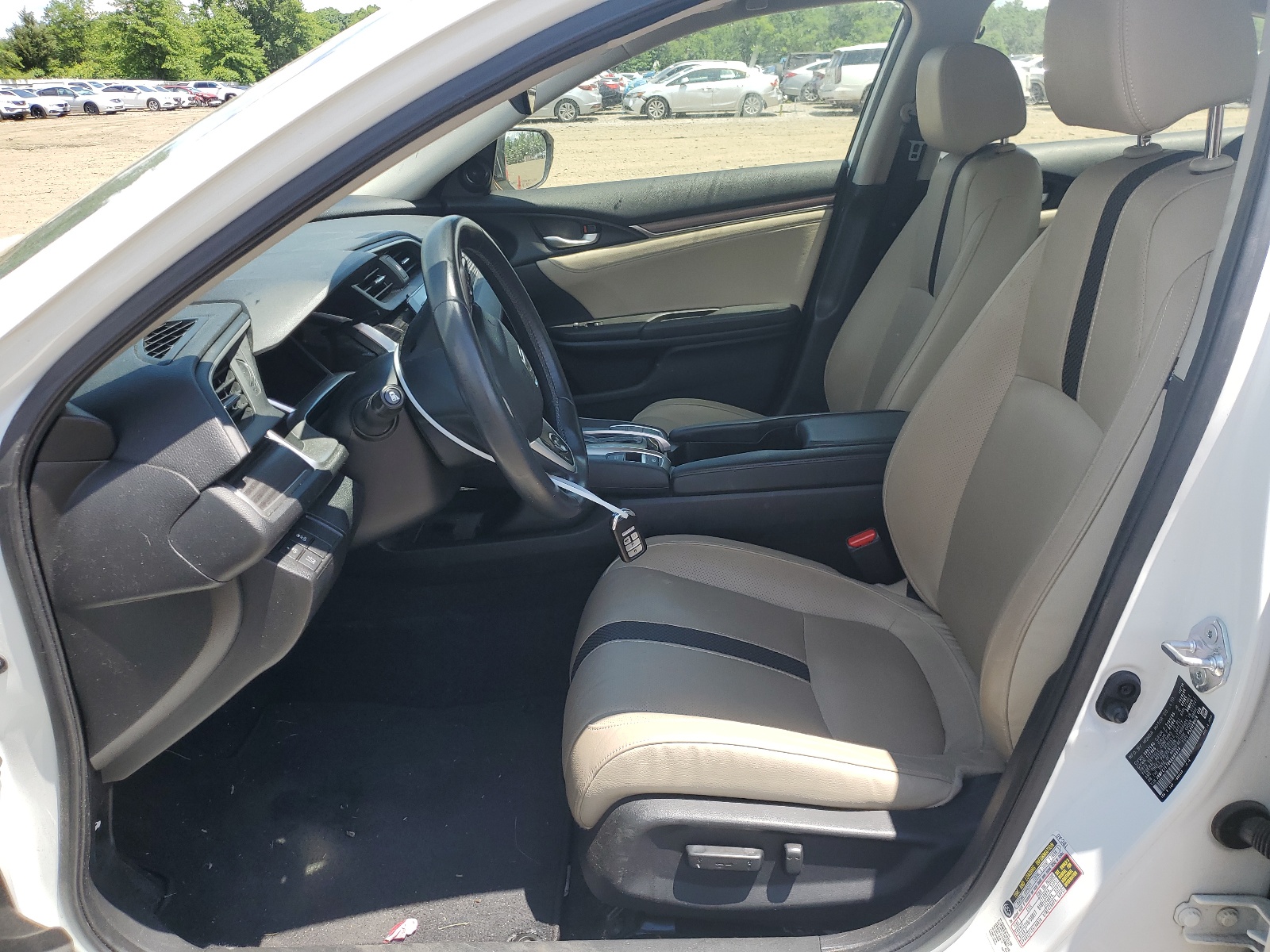 JHMFC1F7XKX006974 2019 Honda Civic Exl