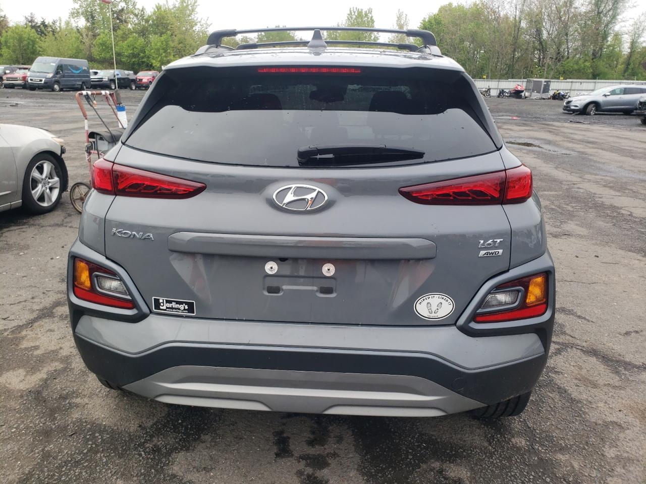 2021 Hyundai Kona Night VIN: KM8K6CA58MU700457 Lot: 53665294