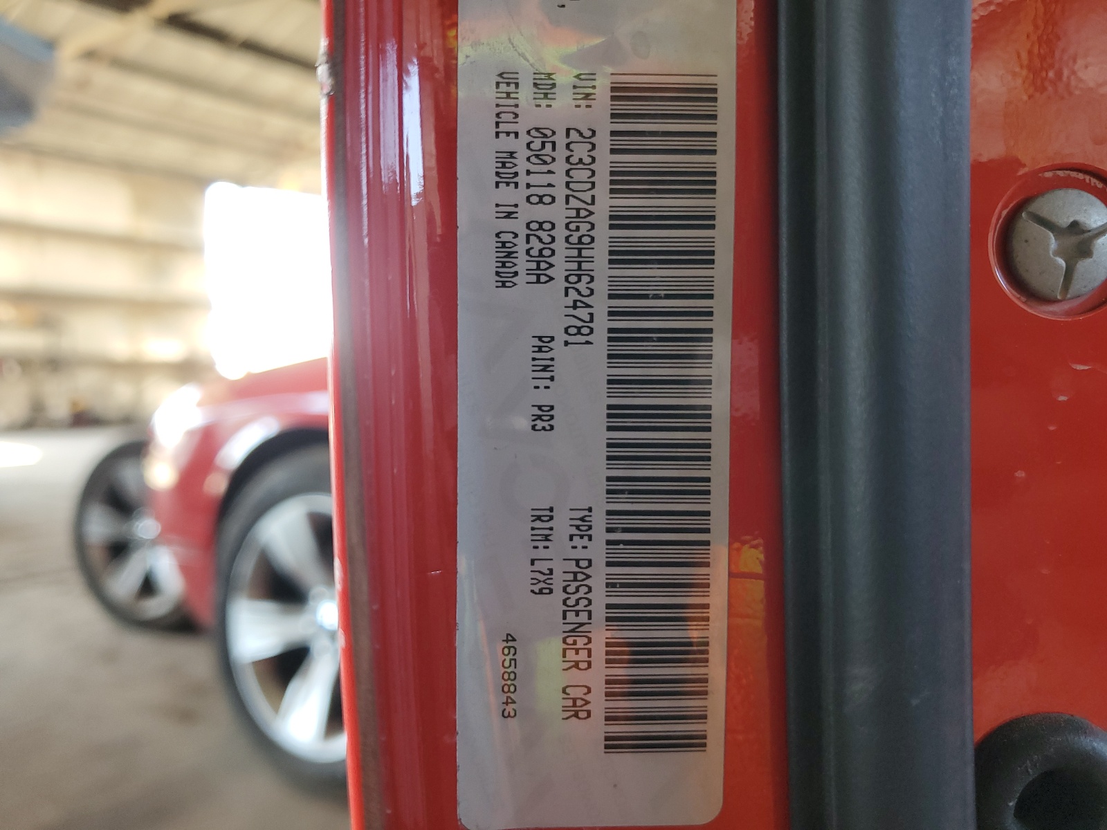 2C3CDZAG9HH624781 2017 Dodge Challenger Sxt