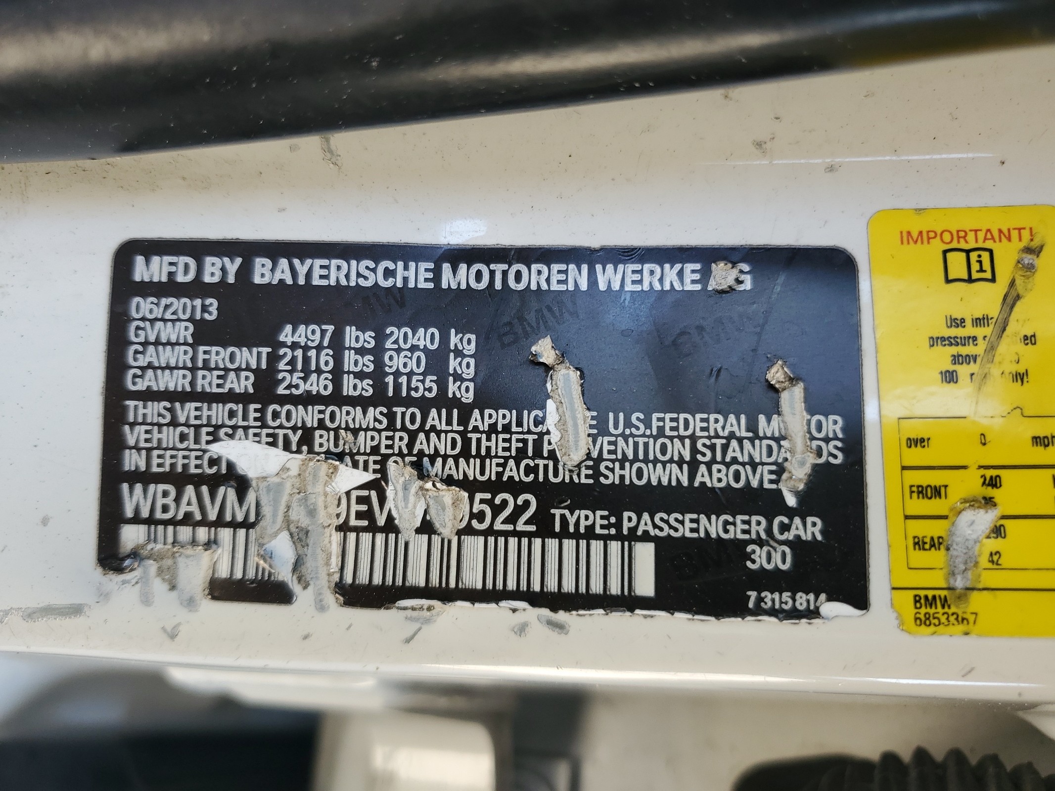 WBAVM1C59EVW49522 2014 BMW X1 Sdrive28I