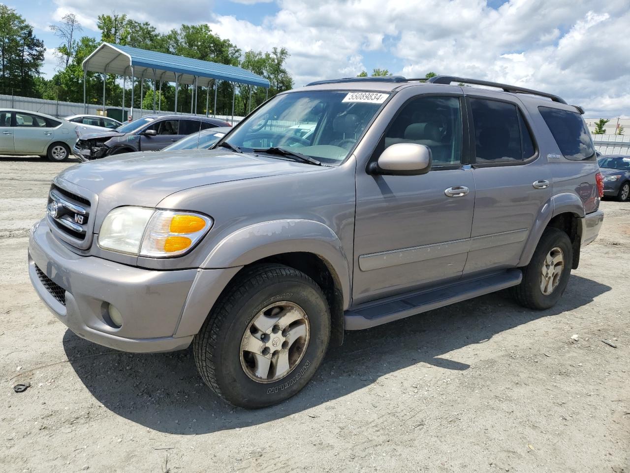 2001 Toyota Sequoia Limited VIN: 5TDBT48A91S053587 Lot: 55089834