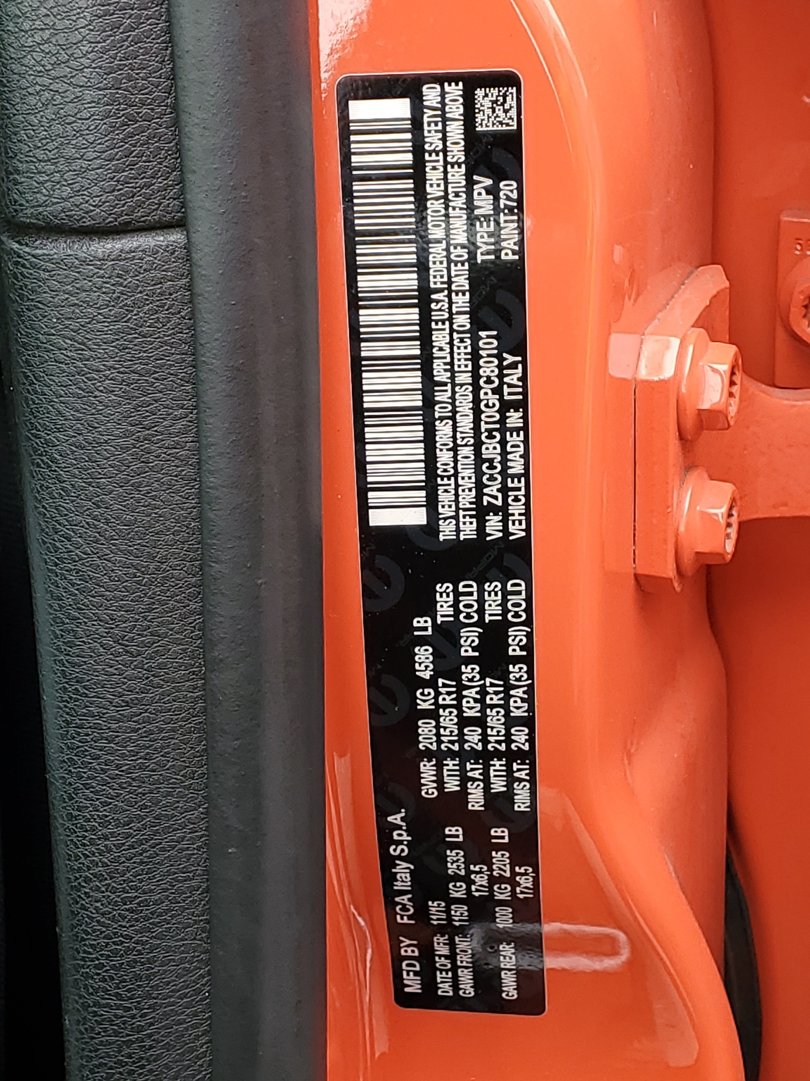 ZACCJBCT0GPC80101 2016 Jeep Renegade Trailhawk