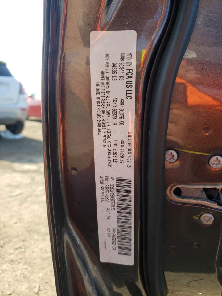 2016 Dodge Dart Limited VIN: 1C3CDFCB0GD593173 Lot: 55378704