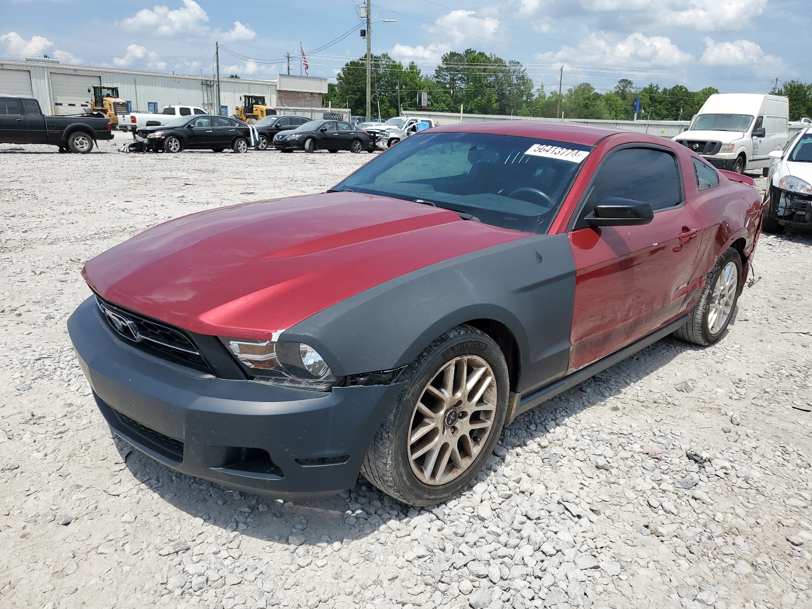 2012 Ford Mustang vin: 1ZVBP8AM0C5220781