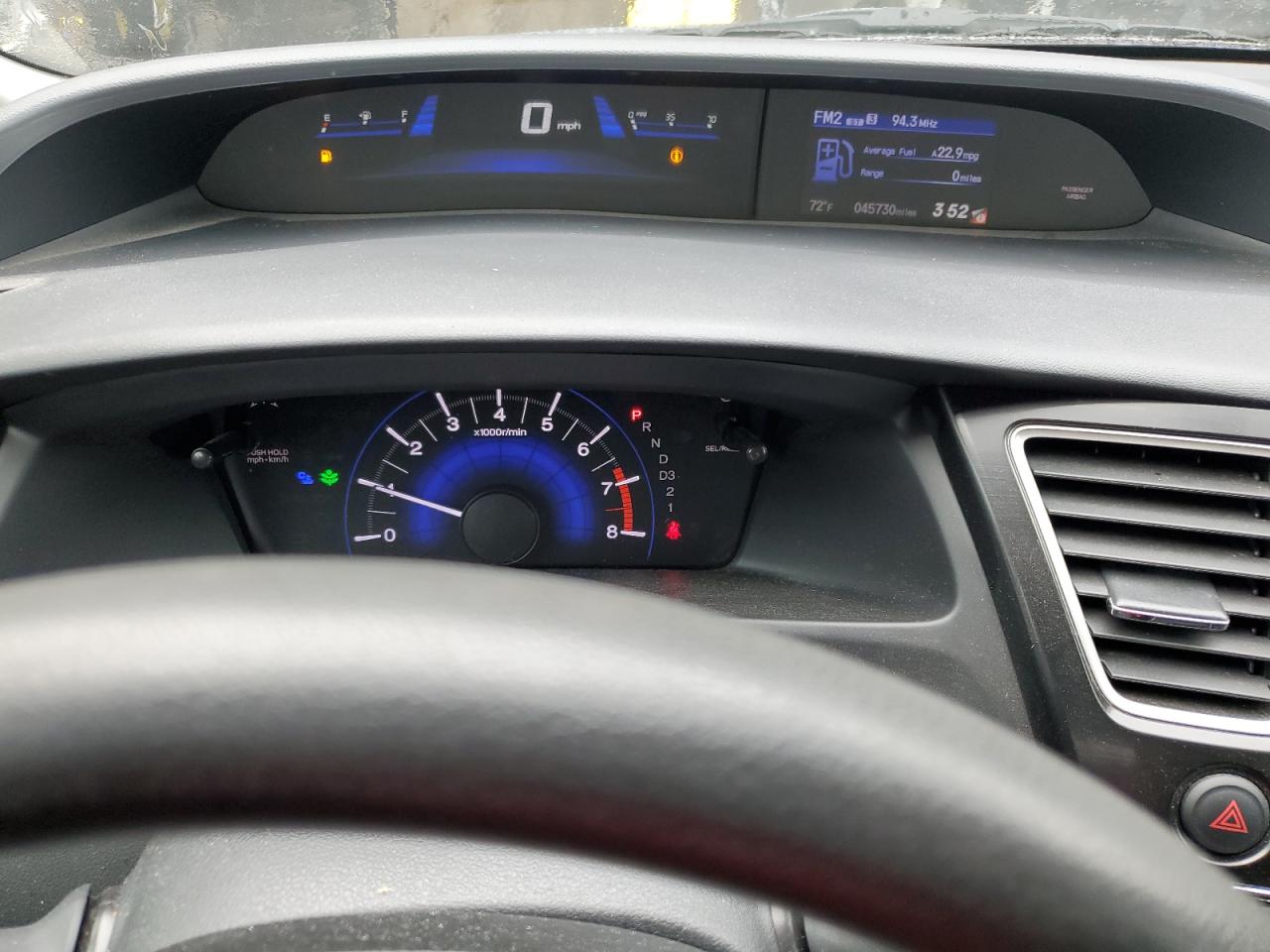 2013 Honda Civic Lx VIN: 2HGFB2F51DH586617 Lot: 51832164