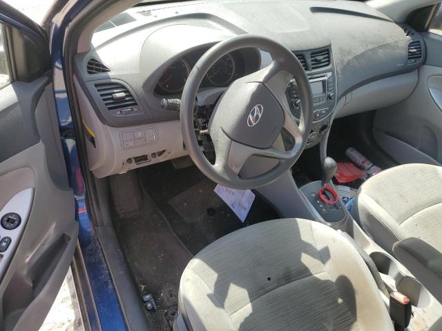 Sedans HYUNDAI ACCENT 2015 Granatowy