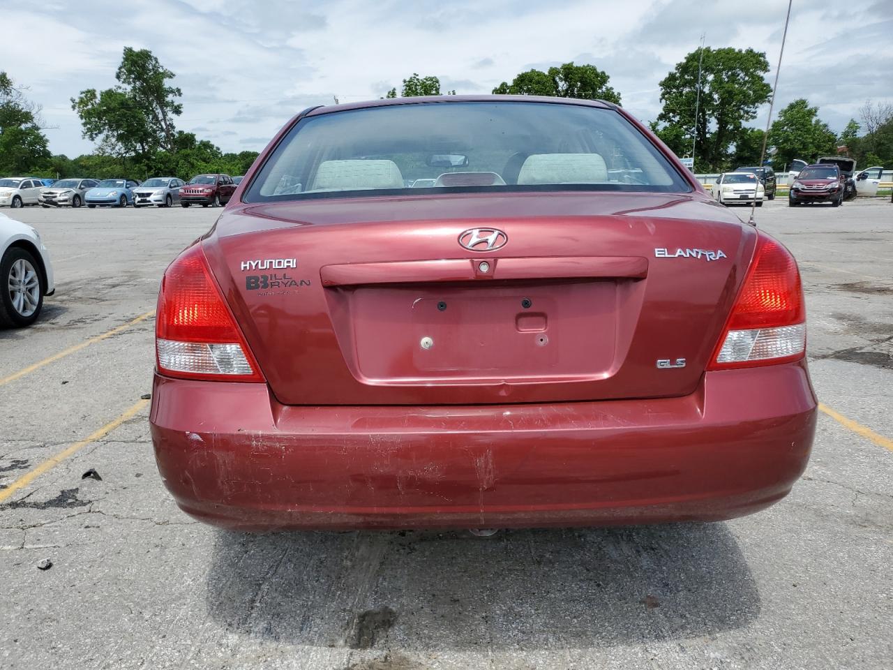 KMHDN45D32U335699 2002 Hyundai Elantra Gls