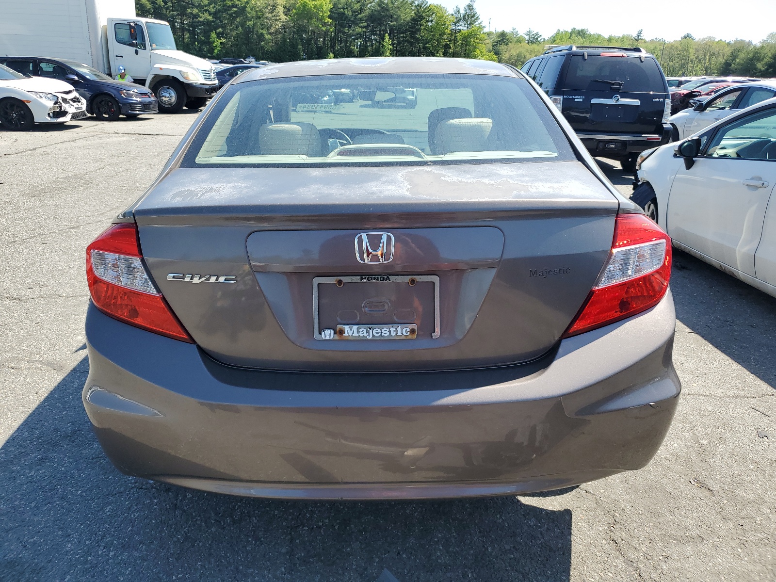 2012 Honda Civic Ex vin: 2HGFB2F80CH549115