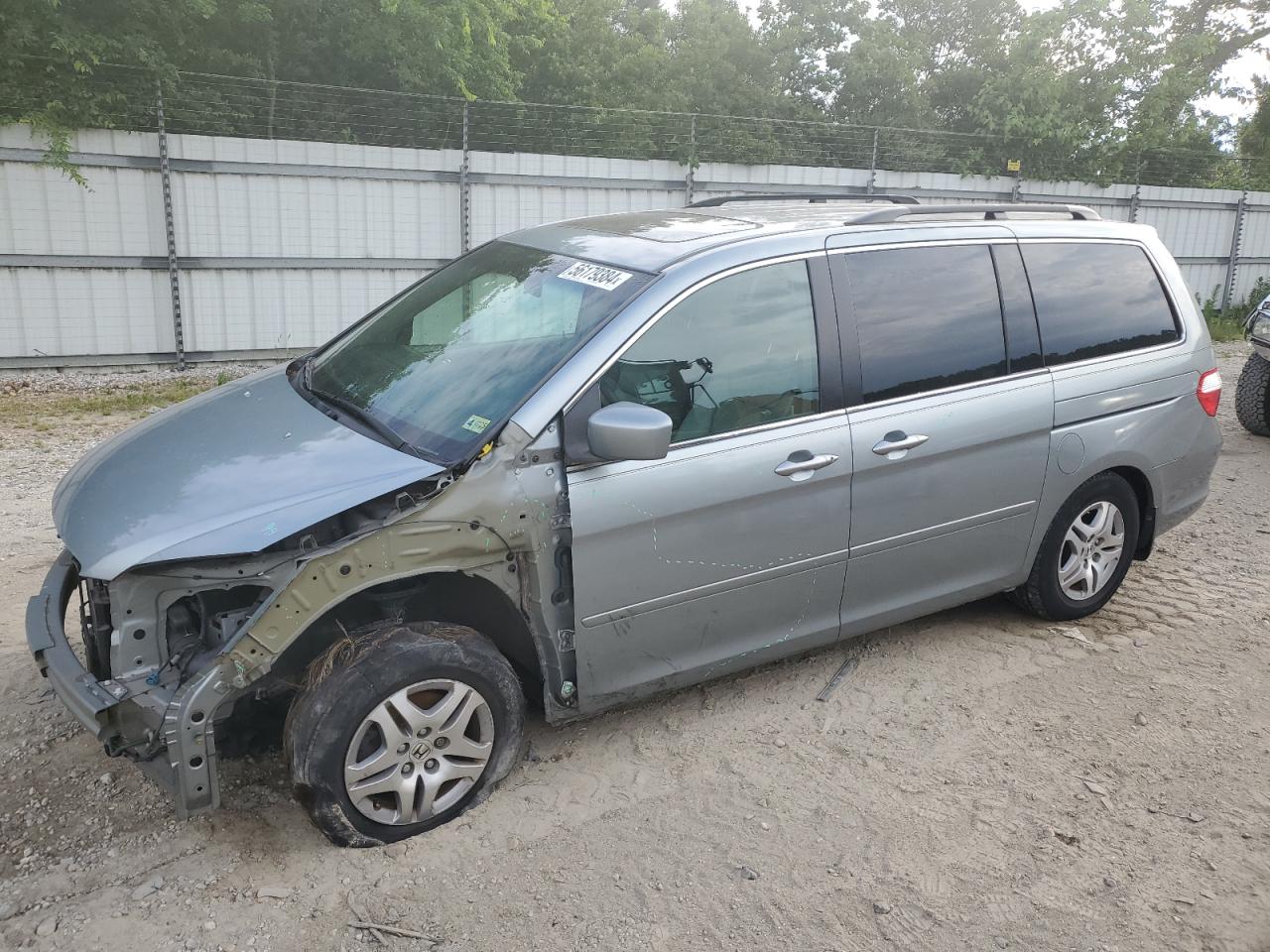 2005 Honda Odyssey Exl VIN: 5FNRL38625B071346 Lot: 56179384