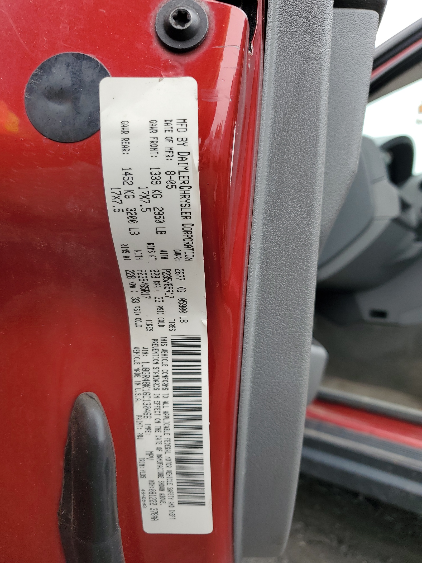 1J8GR48K16C130466 2006 Jeep Grand Cherokee Laredo