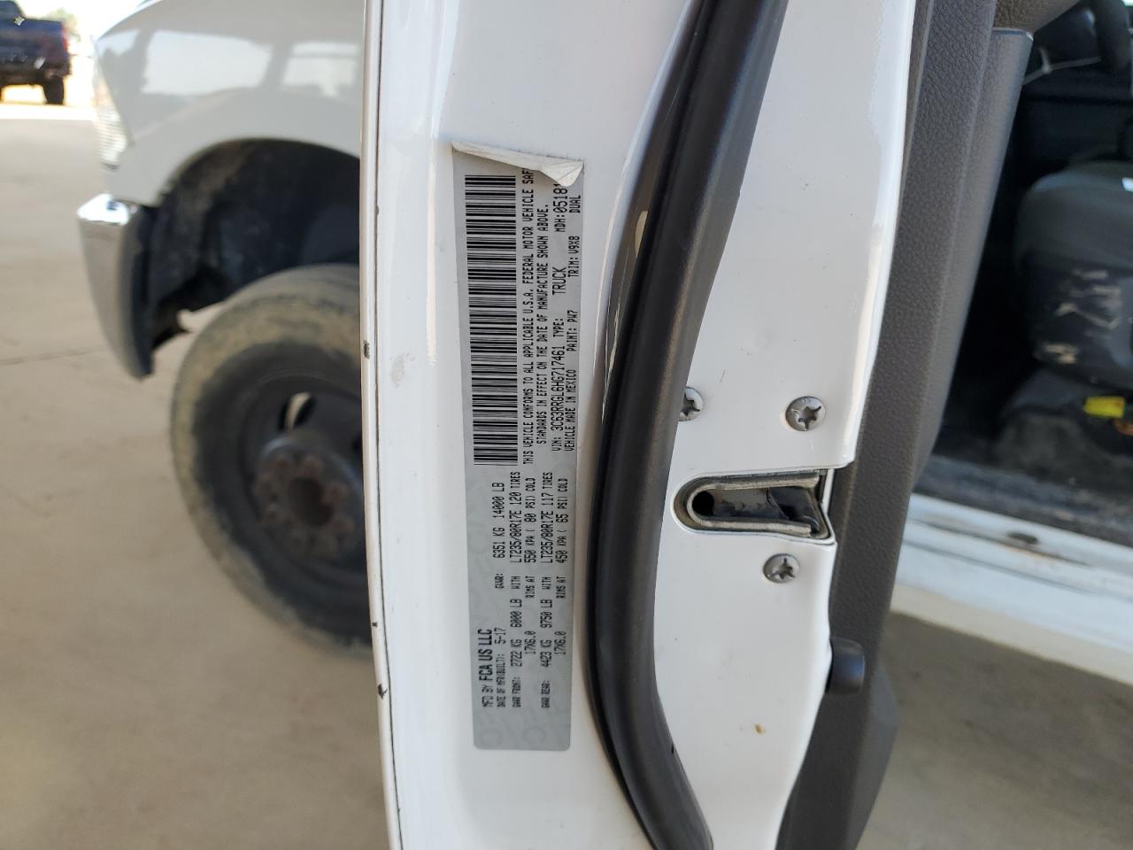 2017 Ram 3500 St VIN: 3C63RRGL6HG717461 Lot: 55471884