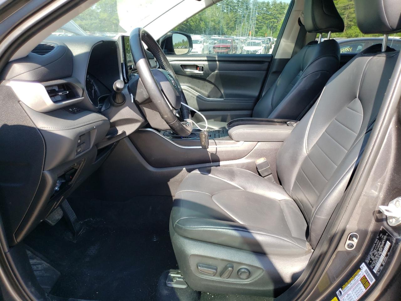 2021 Toyota Highlander Xle VIN: 5TDGZRBH1MS141187 Lot: 55095714