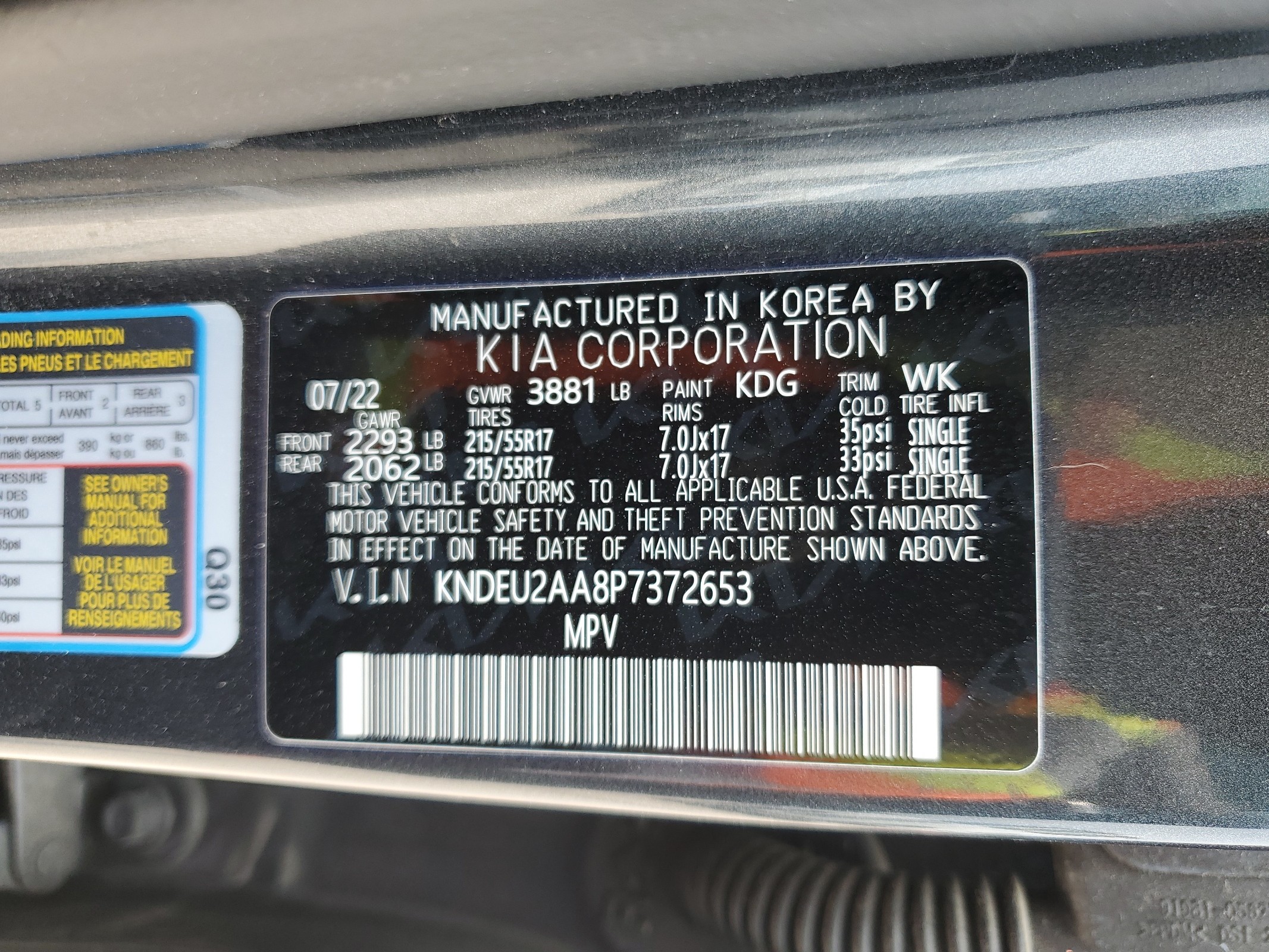 KNDEU2AA8P7372653 2023 Kia Seltos S