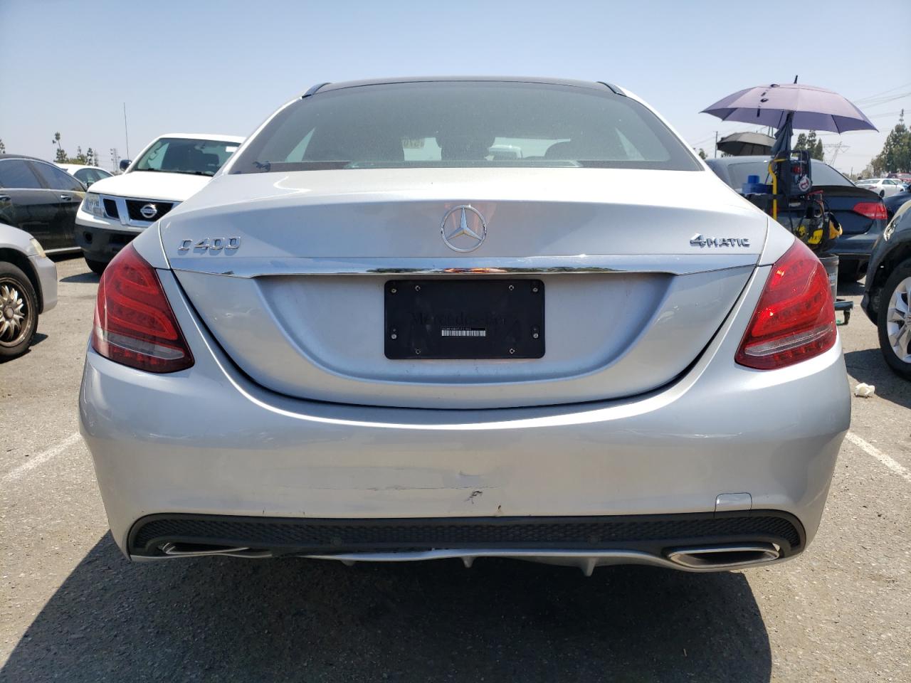 2015 Mercedes-Benz C 400 4Matic VIN: 55SWF6GB4FU011966 Lot: 57058744