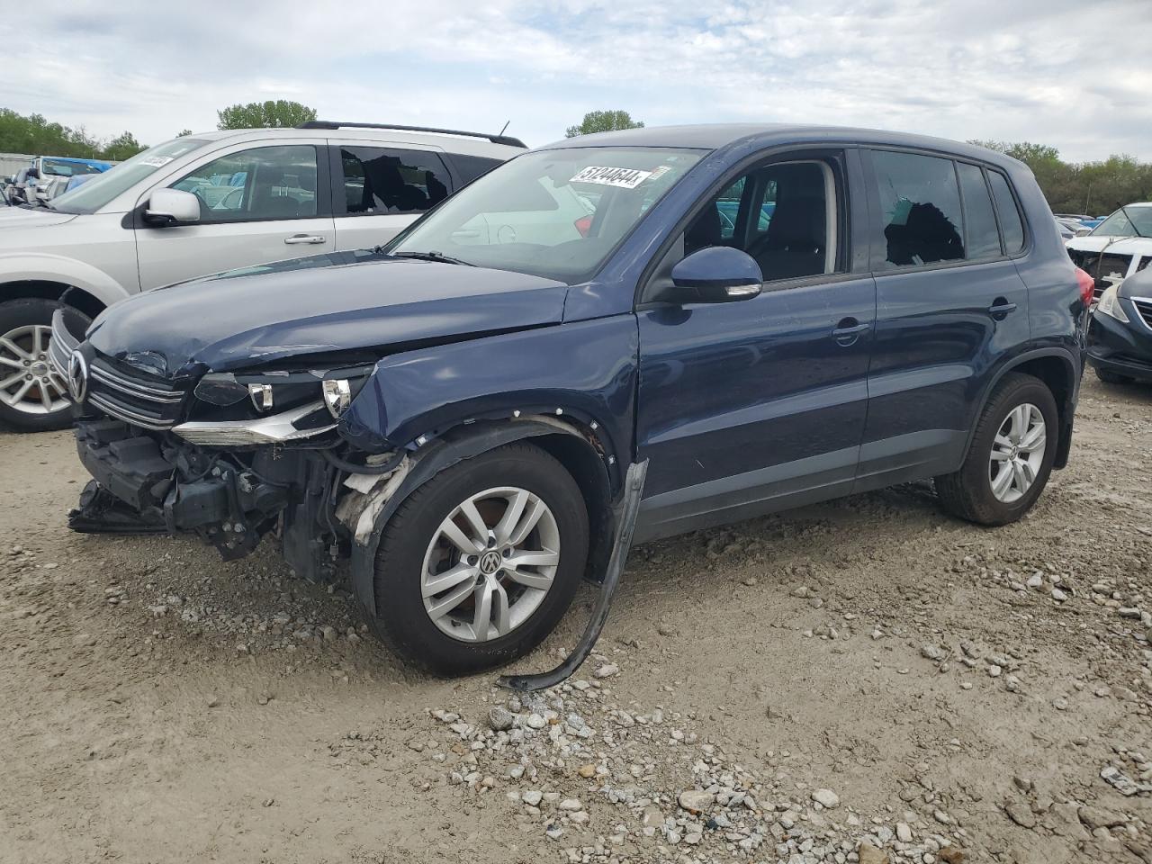 WVGBV7AX1DW551180 2013 Volkswagen Tiguan S