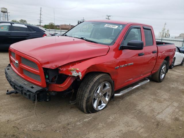 Пікапи DODGE RAM 1500 2012 Червоний