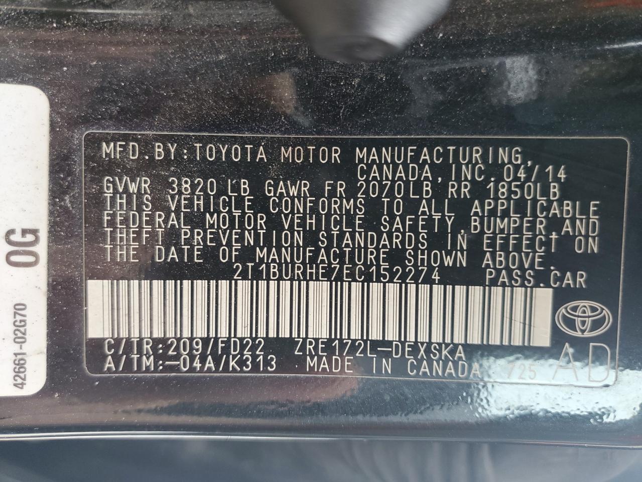 2014 Toyota Corolla - Image 13