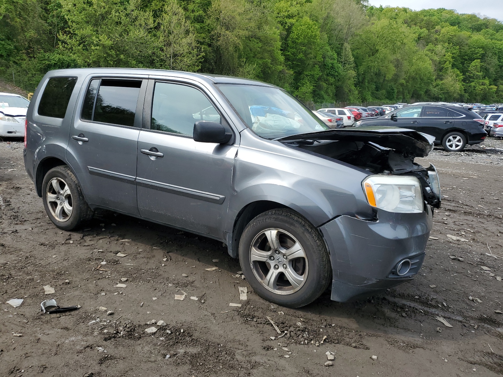 2013 Honda Pilot Ex vin: 5FNYF4H42DB046551