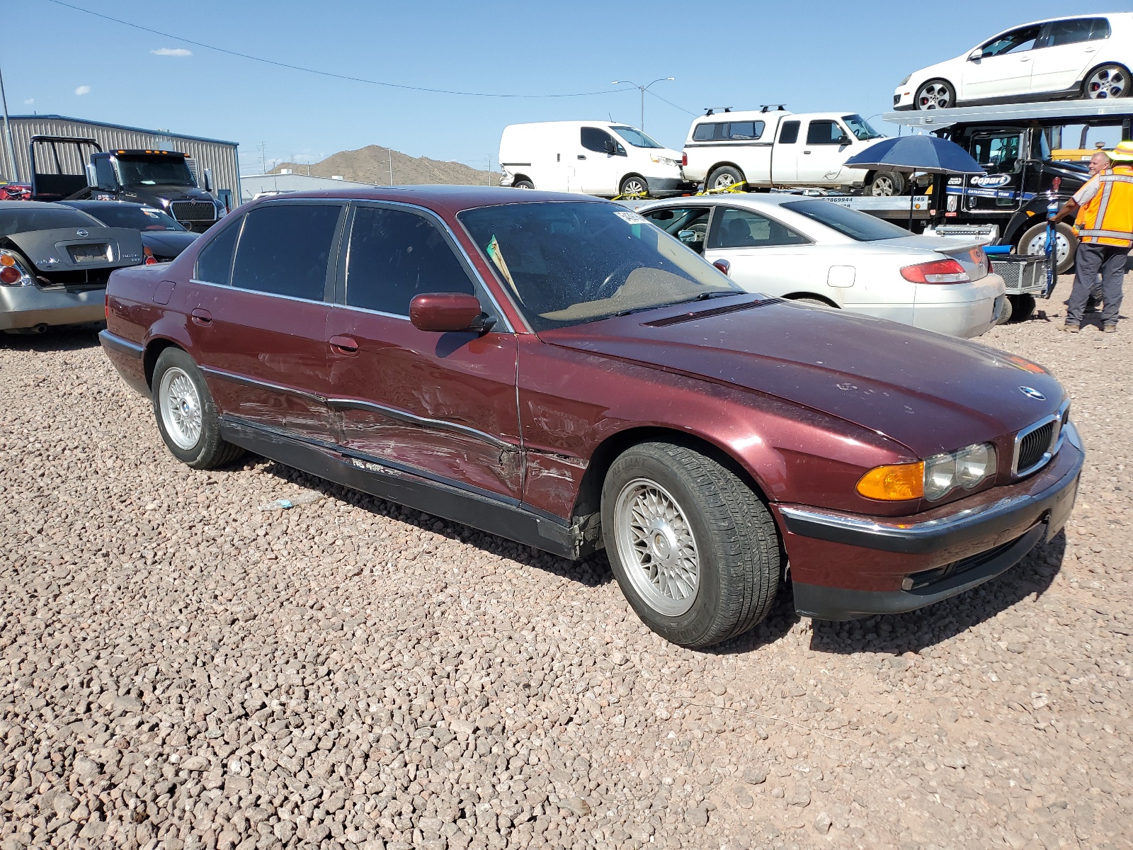 WBAGH8337XDP01744 1999 BMW 740 Il