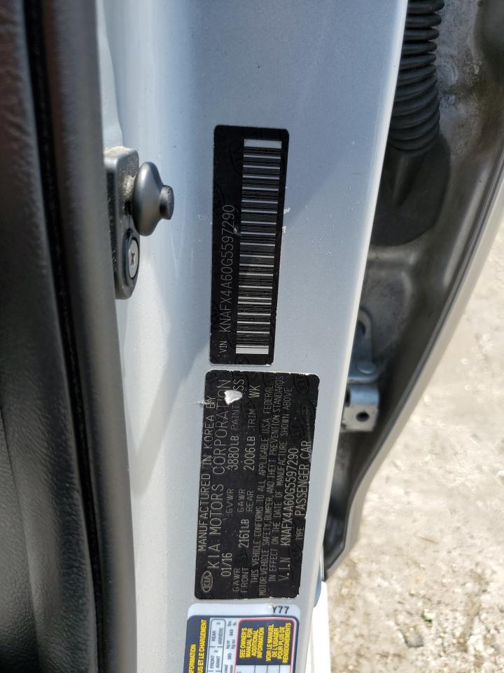 2016 Kia Forte Lx VIN: KNAFX4A60G5597290 Lot: 56461554