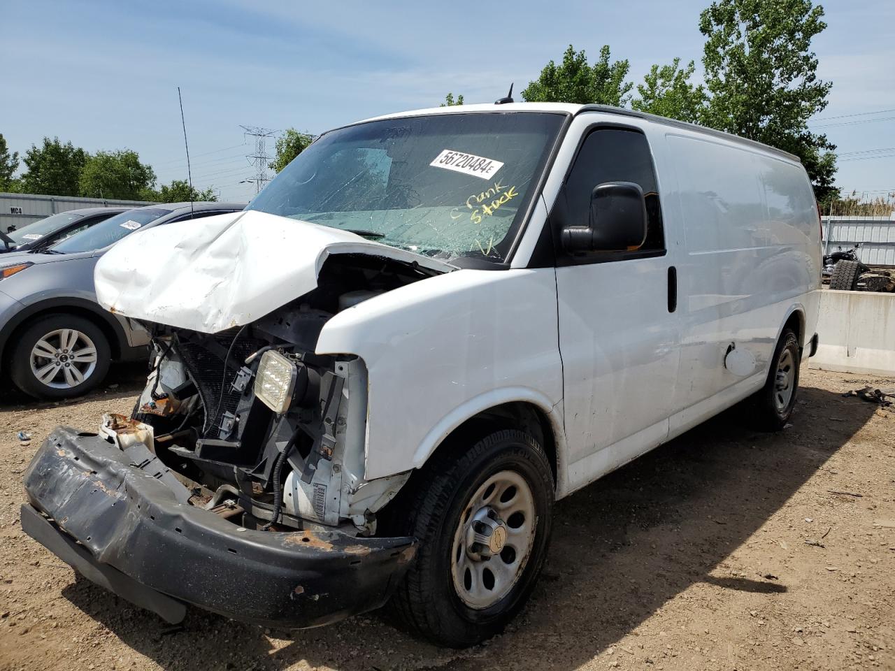 2011 Chevrolet Express G1500 VIN: 1GCSGAFX3B1142029 Lot: 56720484