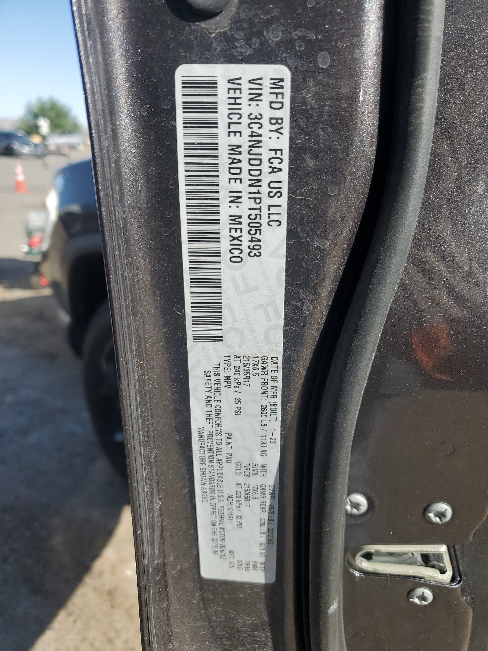 3C4NJDDN1PT505493 2023 Jeep Compass Trailhawk