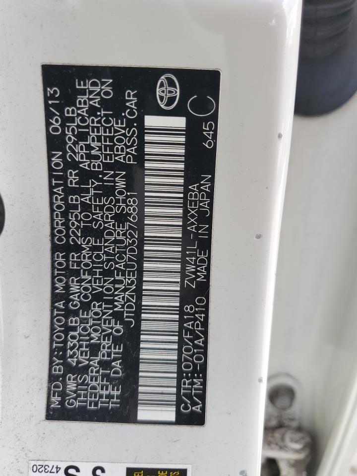 JTDZN3EU7D3276881 2013 Toyota Prius V