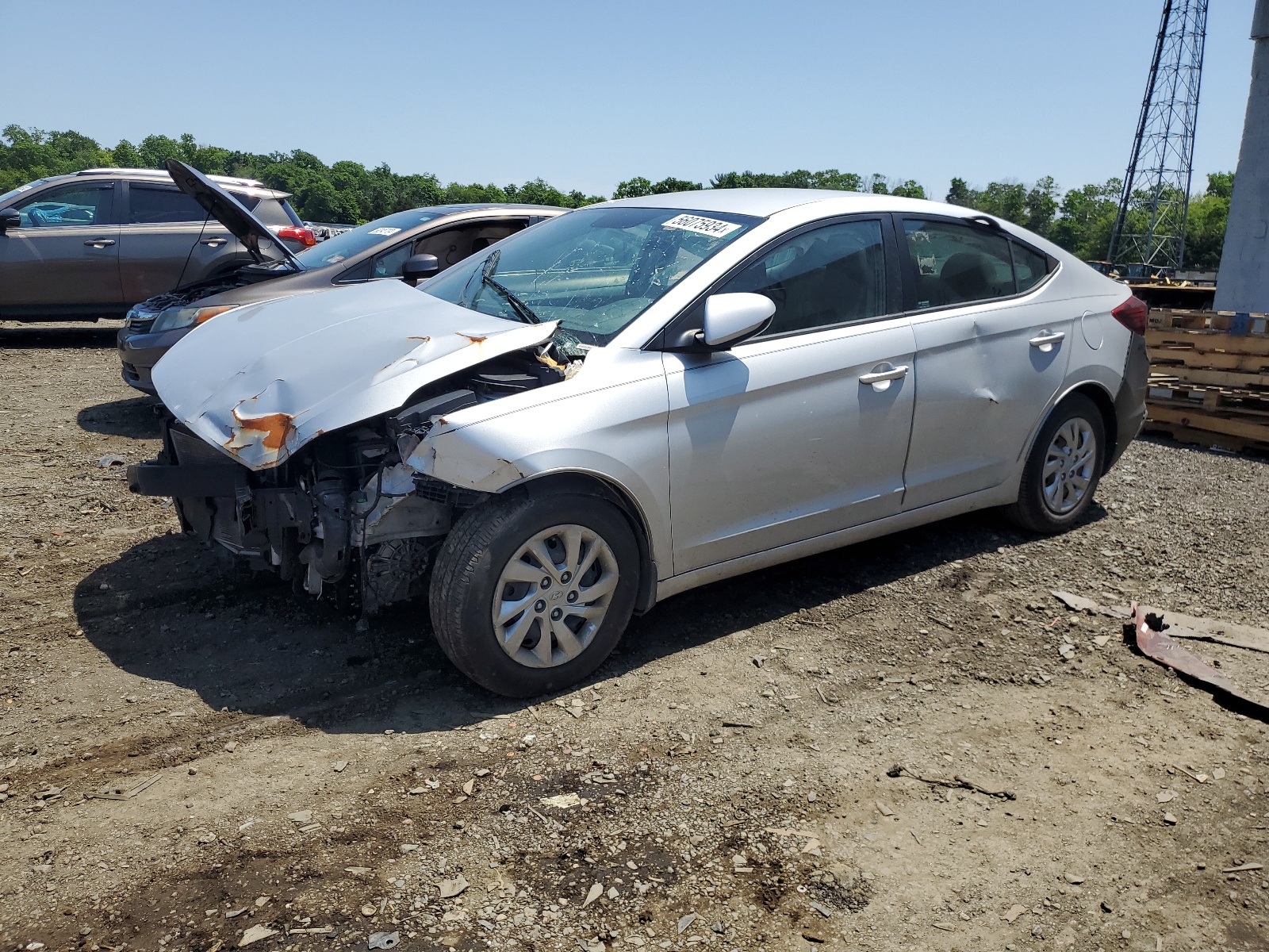 2019 Hyundai Elantra Se vin: KMHD74LF4KU820772