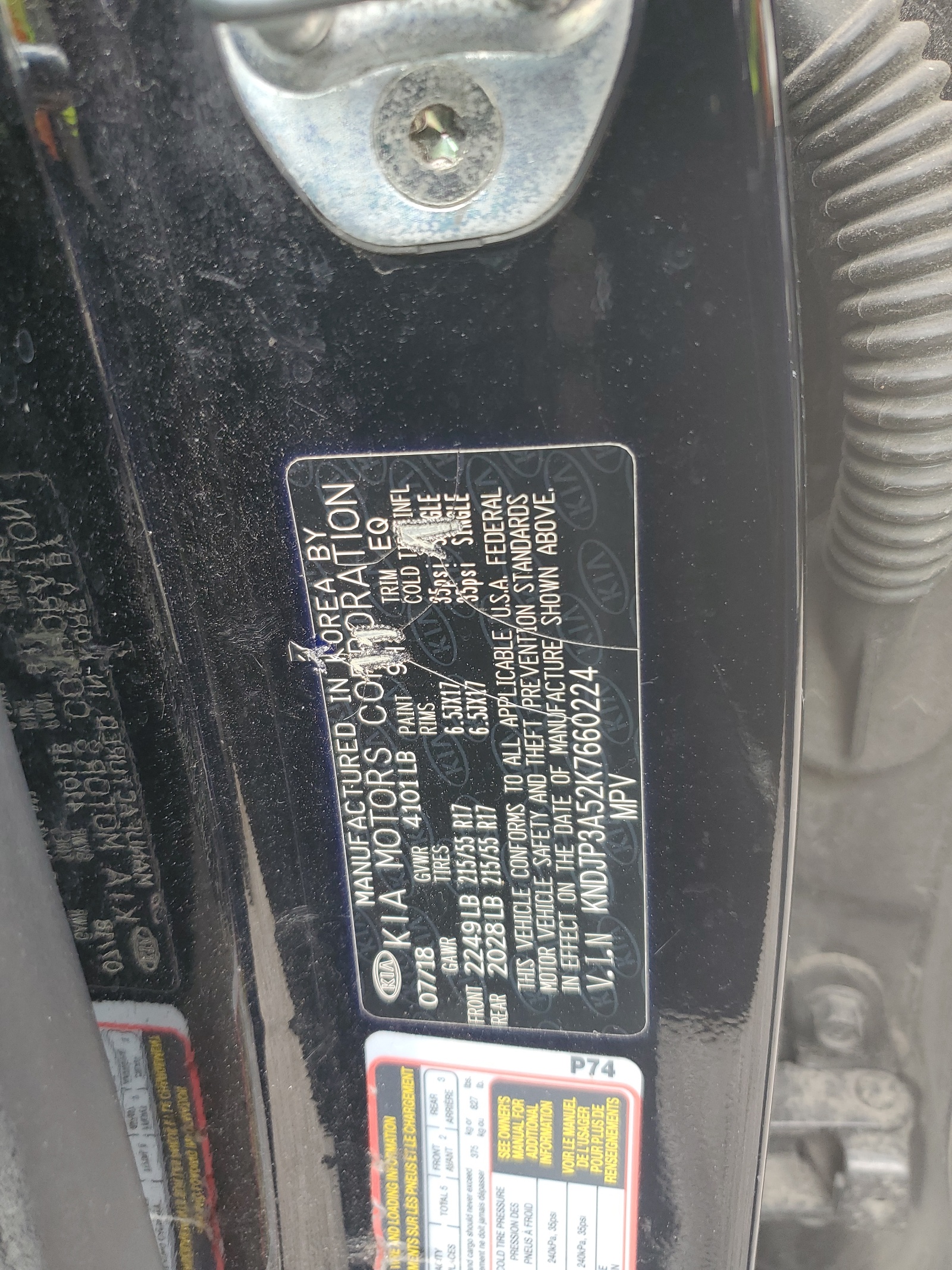 KNDJP3A52K7660224 2019 Kia Soul +