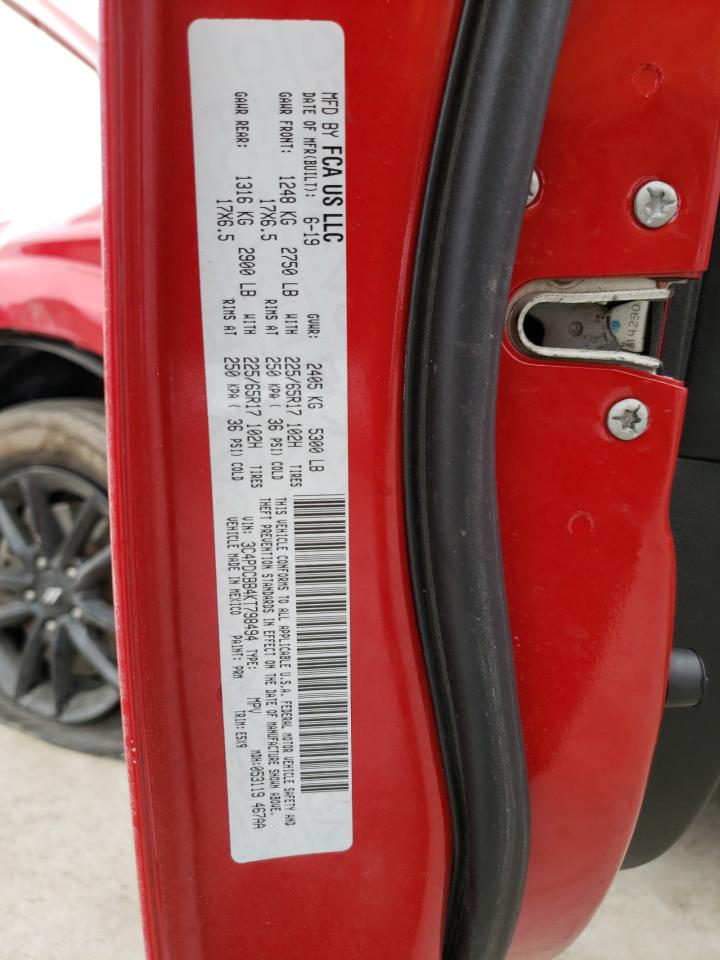 2019 Dodge Journey Se VIN: 3C4PDCBB4KT798494 Lot: 54276994