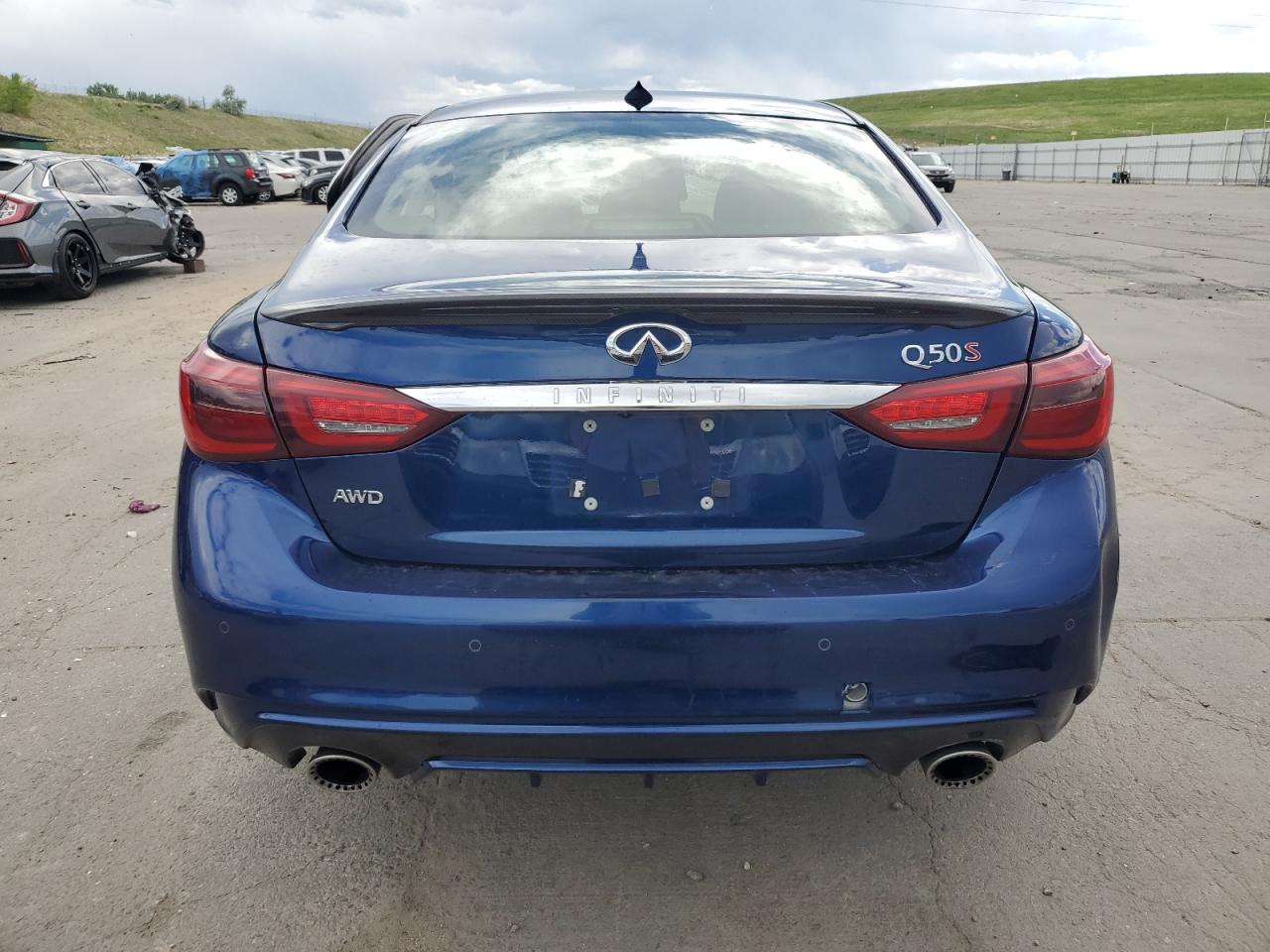 2020 Infiniti Q50 Red Sport 400 VIN: JN1FV7AR9LM660233 Lot: 56854454