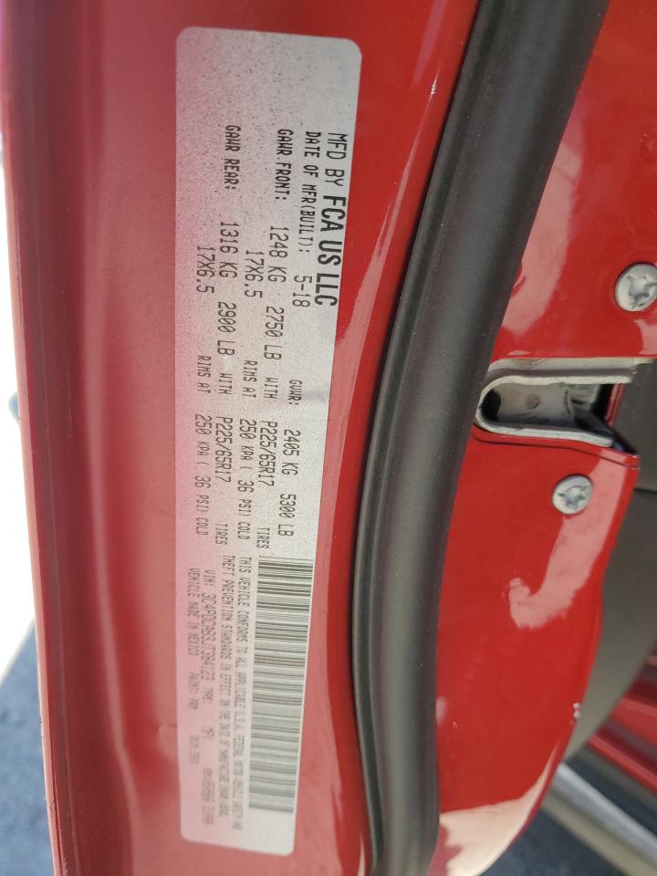 2018 Dodge Journey Se VIN: 3C4PDCAB3JT384123 Lot: 56626194