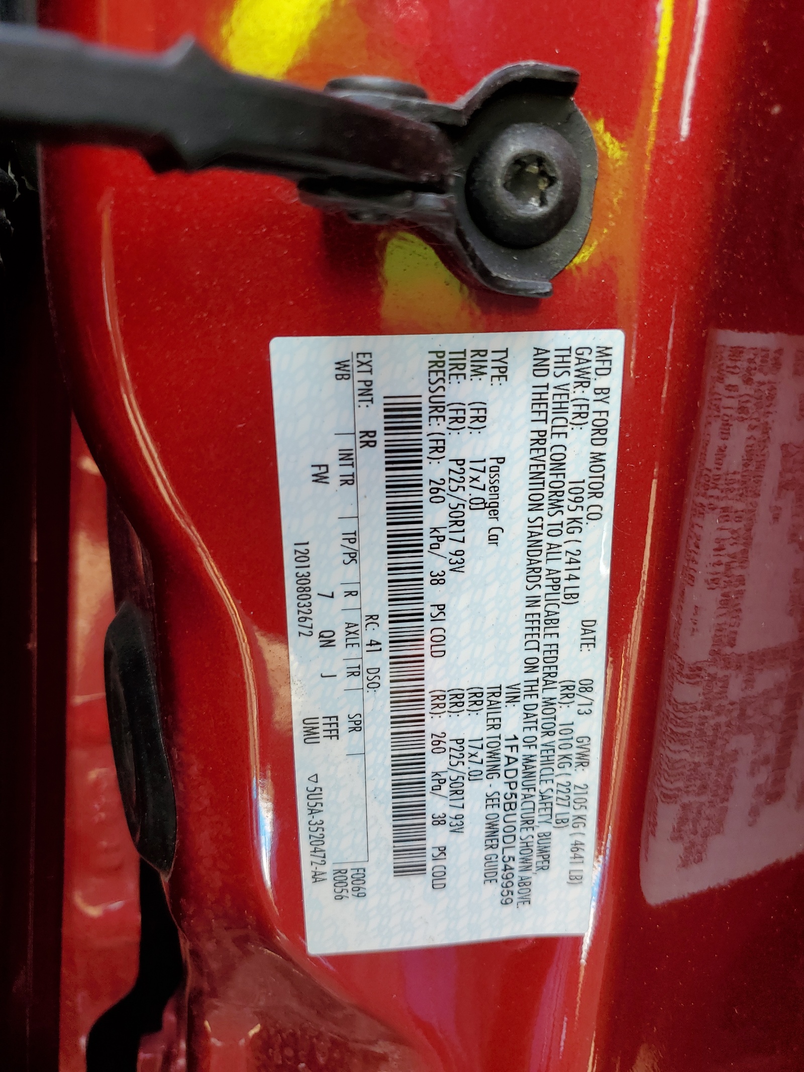 1FADP5BU0DL549959 2013 Ford C-Max Sel